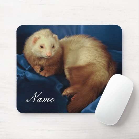 Personalized Pet Ferret マウスパッド (マウス)