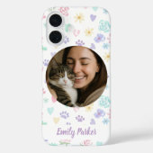 Personalized Pet Love & Pastel Whimsy  Case-Mate iPhoneケース (裏面)