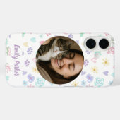 Personalized Pet Love & Pastel Whimsy  Case-Mate iPhoneケース (裏面 (横))
