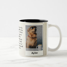Personalized Pet Love Story Mug - Custom ツートーンマグカップ