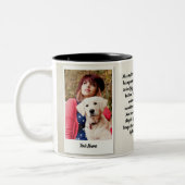 Personalized Pet Love Story Mug - Custom ツートーンマグカップ (左)