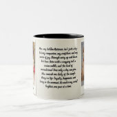 Personalized Pet Love Story Mug - Custom ツートーンマグカップ (中央)