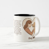 Personalized Pet Love Story Mug - Custom Bond ツートーンマグカップ (正面右)