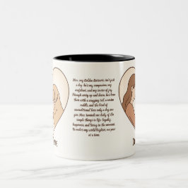 Personalized Pet Love Story Mug - Custom Bond ツートーンマグカップ