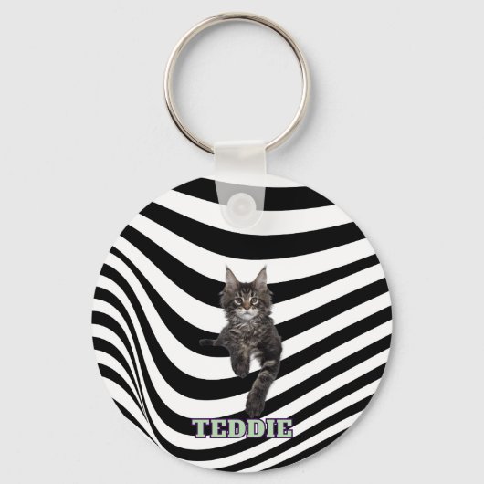 Personalized Pet Lover for Mom キーホルダー (正面)