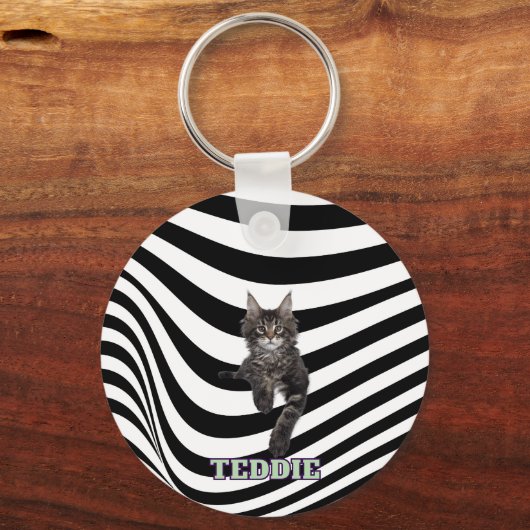 Personalized Pet Lover for Mom キーホルダー (正面)