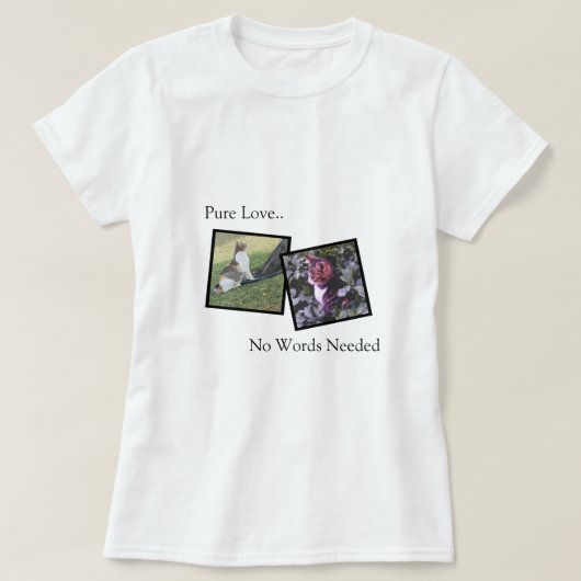 Personalized Pet Lover T-shirt Tシャツ (デザイン正面)