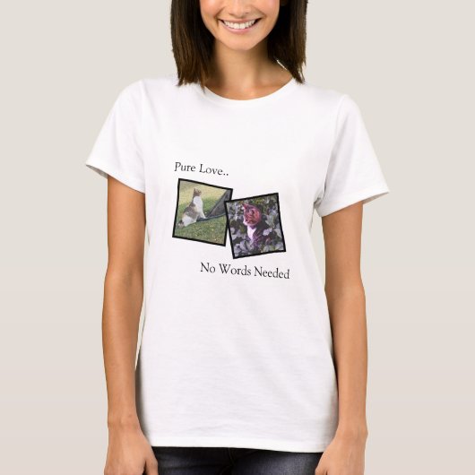 Personalized Pet Lover T-shirt Tシャツ (正面)