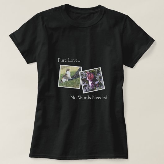 Personalized Pet Lover T-shirt Tシャツ (デザイン正面)