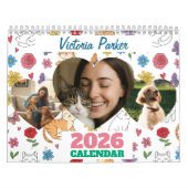 Personalized Pet Lovers Photo Calendar カレンダー (カバー)