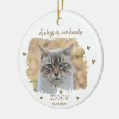 Personalized Pet Memorial セラミックオーナメント (左)