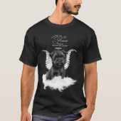 Personalized Pet Memorial Affenpinscher Dog Tシャツ (正面)