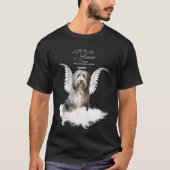 Personalized Pet Memorial English Sheepdog Tシャツ (正面)