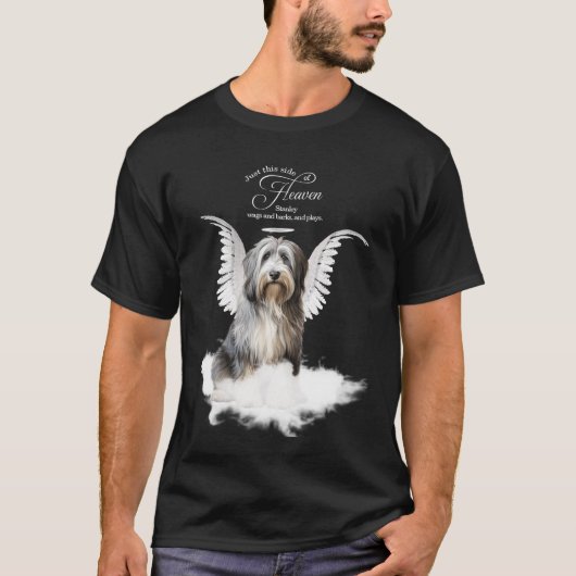 Personalized Pet Memorial English Sheepdog Tシャツ (正面)