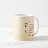 Personalized Pet Memorial Mug コーヒーマグカップ (正面右)