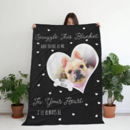 Personalized Pet Memorial Pet Loss | Photo Gift フリースブランケット