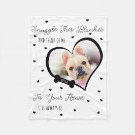 Personalized Pet Memorial Pet Loss | Photo Gift フリースブランケット