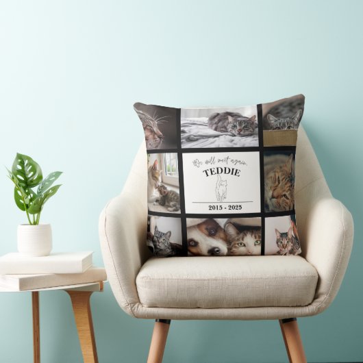 Personalized Pet Memorial Photo クッション (椅子)