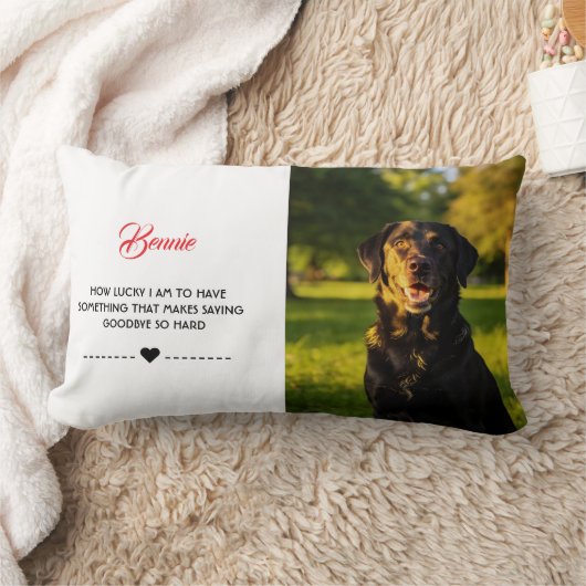 Personalized Pet Memorial Pillow | Mother’s Day ランバークッション (ブランケット)