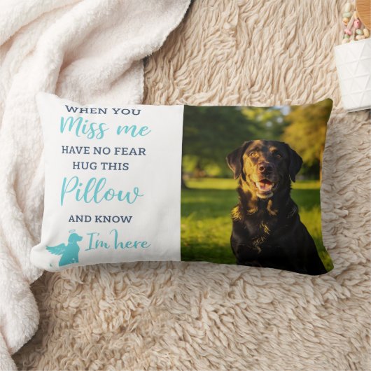 Personalized Pet Memorial Pillow | Mother’s Day ランバークッション (ブランケット)
