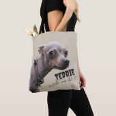 Personalized “[Pet Name] Made Me Do It” Tote Bag トートバッグ (クローズアップ)