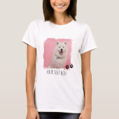 Personalized Pet Paws Photo Cup Custom Picture Tシャツ (正面)