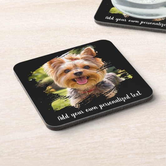 Personalized Pet Photo コースター (左側)