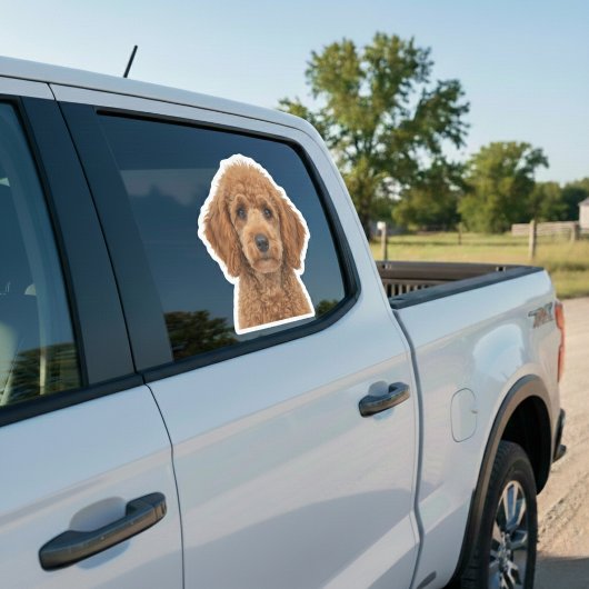 Personalized Pet Photo Car Window Sticker シール