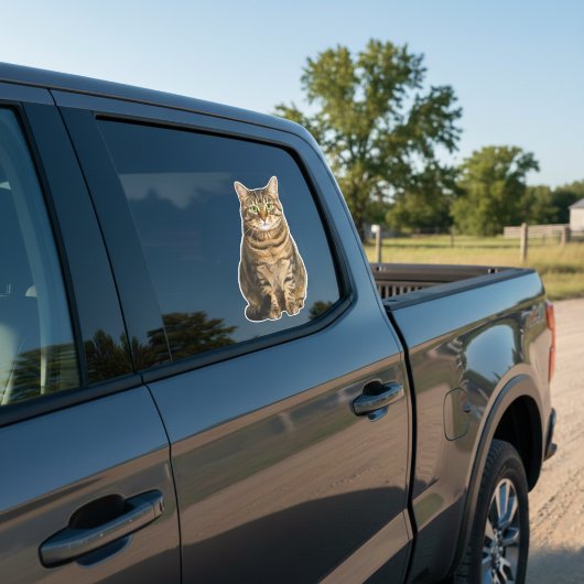 Personalized Pet Photo Car Window Sticker シール
