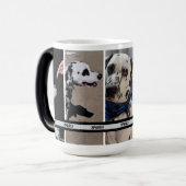 Personalized Pet Photo Collage Mobile Phone Vertic モーフィングマグカップ (正面左)