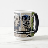 Personalized Pet Photo Collage Mobile Phone Vertic モーフィングマグカップ (正面右)