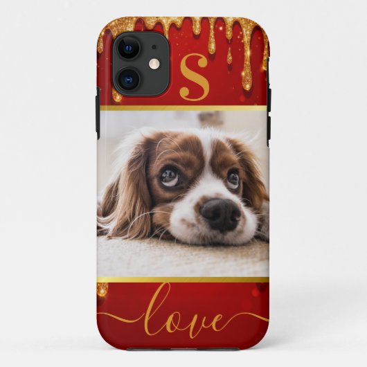Personalized pet photo dog lover keepsake Case-Mat Case-Mate iPhoneケース (裏面)