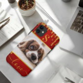 Personalized pet photo dog lover keepsake Case-Mat Case-Mate iPhoneケース