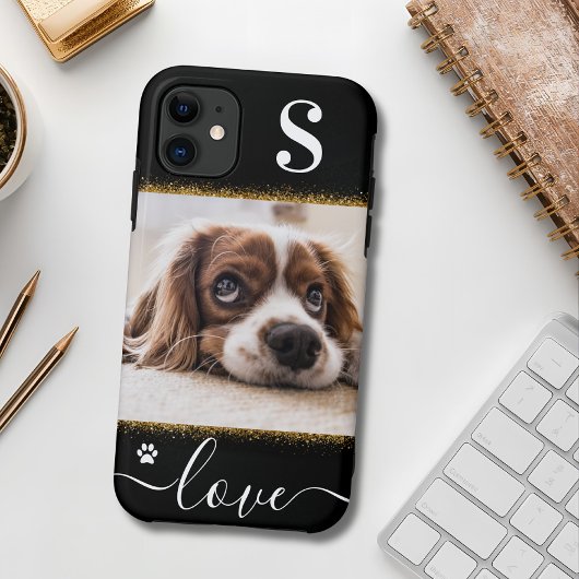 Personalized pet photo dog lover keepsake Case-Mate iPhoneケース