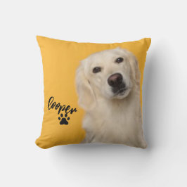 Personalized Pet  Photo Dog Lover with Photo クッション