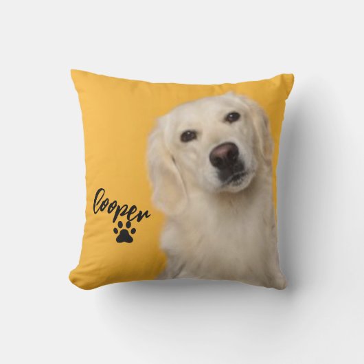 Personalized Pet Photo Dog Lover with Photo クッション (正面)