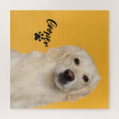 Personalized Pet  Photo Dog Lover with Photo ジグソーパズル (横)
