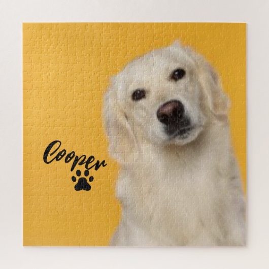 Personalized Pet  Photo Dog Lover with Photo ジグソーパズル (縦)