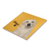 Personalized Pet  Photo Dog Lover with Photo タイル (側面)