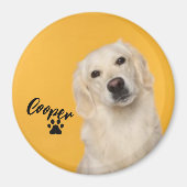 Personalized Pet  Photo Dog Lover with Photo マグネット (正面)