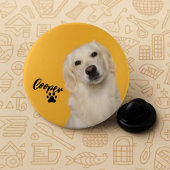 Personalized Pet  Photo Dog Lover with Photo 缶バッジ