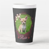 Personalized Pet Photo Latte Mug カフェラテマグ (正面)