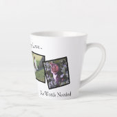 Personalized Pet Photo Latte Mug カフェラテマグ (右)