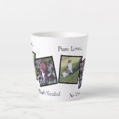 Personalized Pet Photo Latte Mug カフェラテマグ (正面)