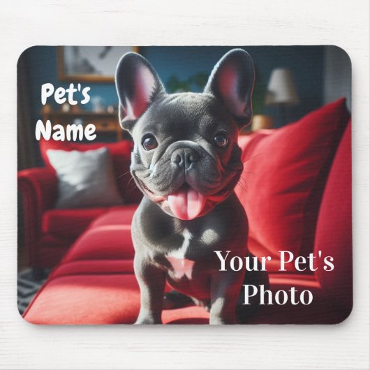Personalized Pet photo mousepad マウスパッド (正面)