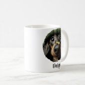 Personalized Pet Photo Mug with Name | Modern Cute コーヒーマグカップ (正面右)