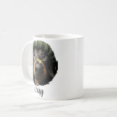 Personalized Pet Photo Mug with Name | Modern Cute コーヒーマグカップ (正面左)