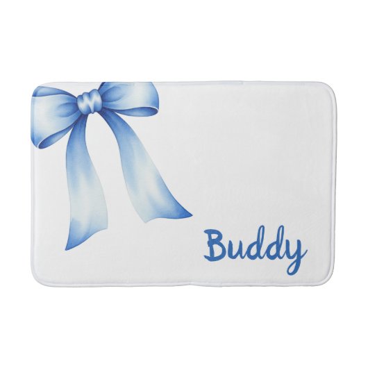 Personalized Pet Placemat - White Placemat バスマット (正面)
