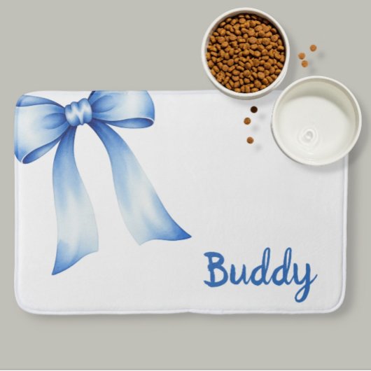 Personalized Pet Placemat - White Placemat バスマット
