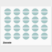 Personalized Petaline Stickers/Labels Sheet ラウンドシール (シート)
